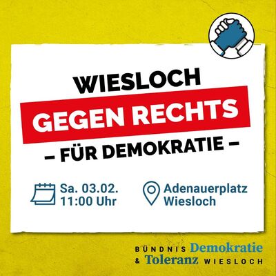 Bild wurde von Bündnis Demokratie & Toleranz Wiesloch erstellt.