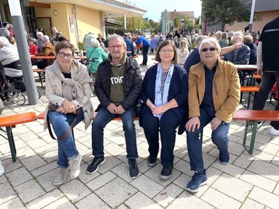 Foto: SPD Walldorf, SPD-Fraktion beim Bazar 2024 der evangelischen Gemeinde in der NSM.