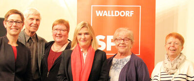 Dr. Andrea Schröder-Ritzrau (SPD Walldorf), Gert Weisskirchen (ehem. MdB), Iris Gleicke (ehem. MdB), Dr. Anke Schroth (S