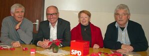 Prof. Gert Weisskirchen, Peter Simon, Marianne Kammer, Roland Portner