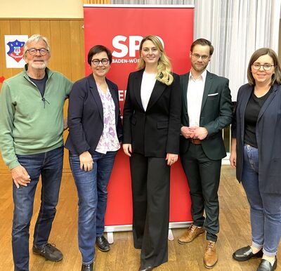 Bildrechte SPD Walldorf, Nominierung Xenia Rösch und Florian Mattheier