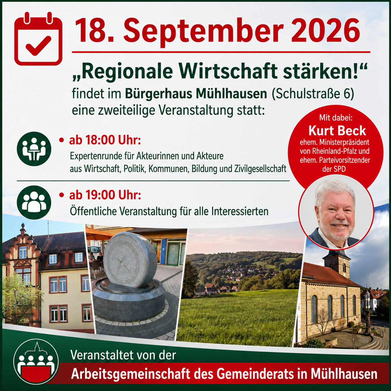 Regionale Wirtschaft stärken – warum uns die Mühlhausener Veranstaltung auch in Wiesloch etwas angeht